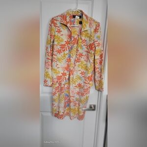 Harve Benard Tropical Dress and Jacket Set size 8